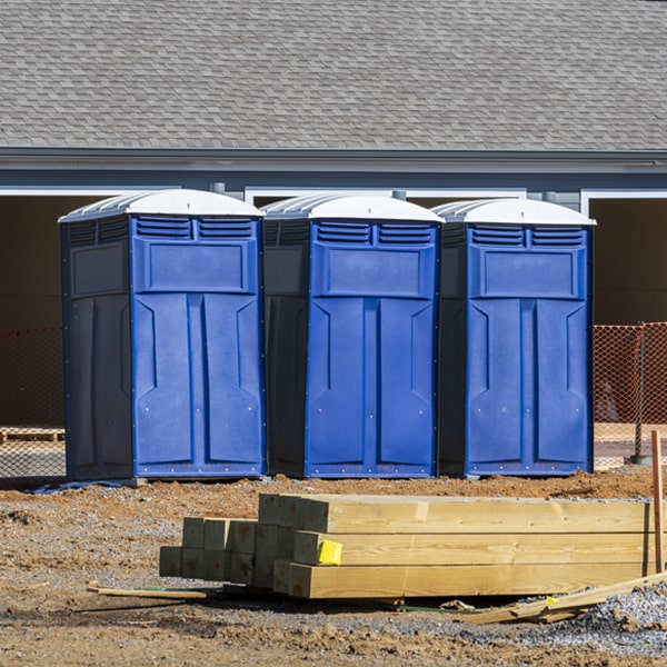 do you offer hand sanitizer dispensers inside the portable toilets in Glenham New York